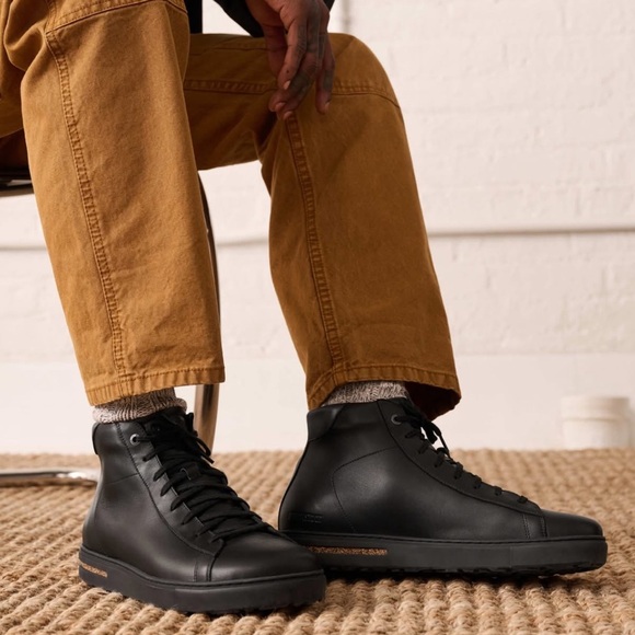 Birkenstock Other - Birkenstock Bend Mid Sneaker in Black Leather | 45